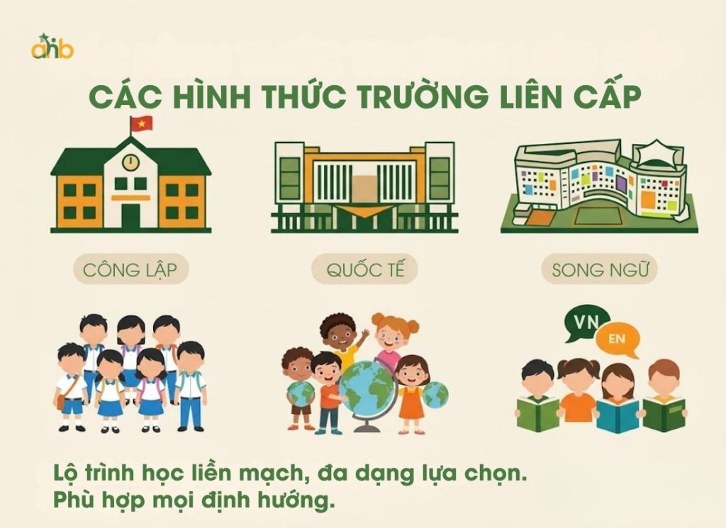 Các hình thức trường liên cấp