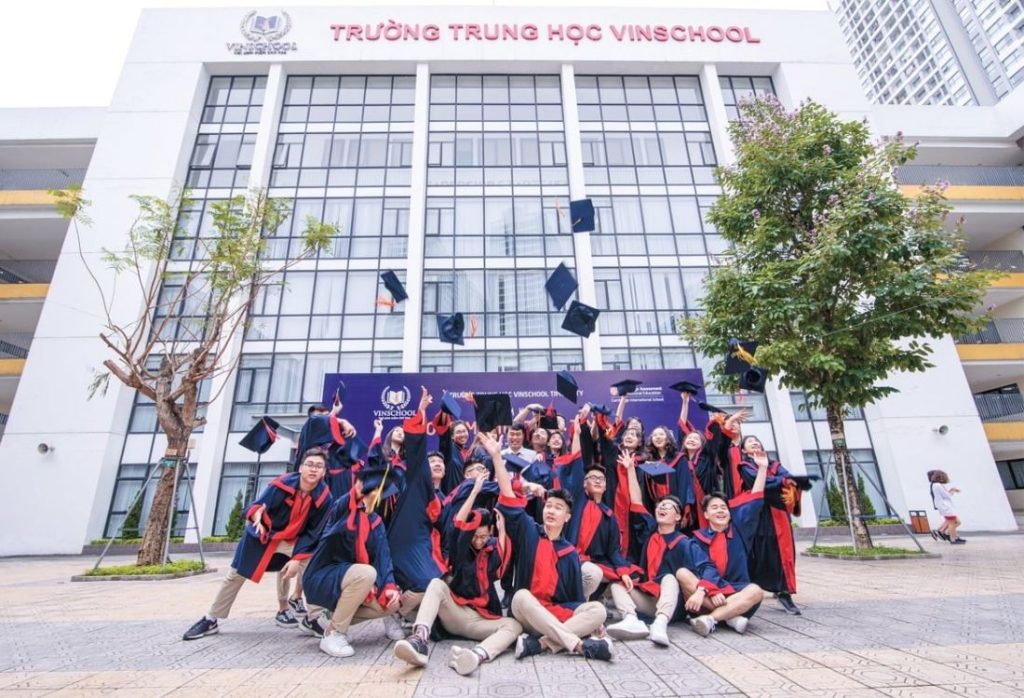 Hệ thống trường quốc tế Vinschool là lựa chọn phổ biến của nhiều phụ huynh 