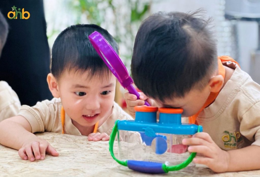Trẻ tiếp xúc với kiến thức khoa học từ sớm tại Anne Hill